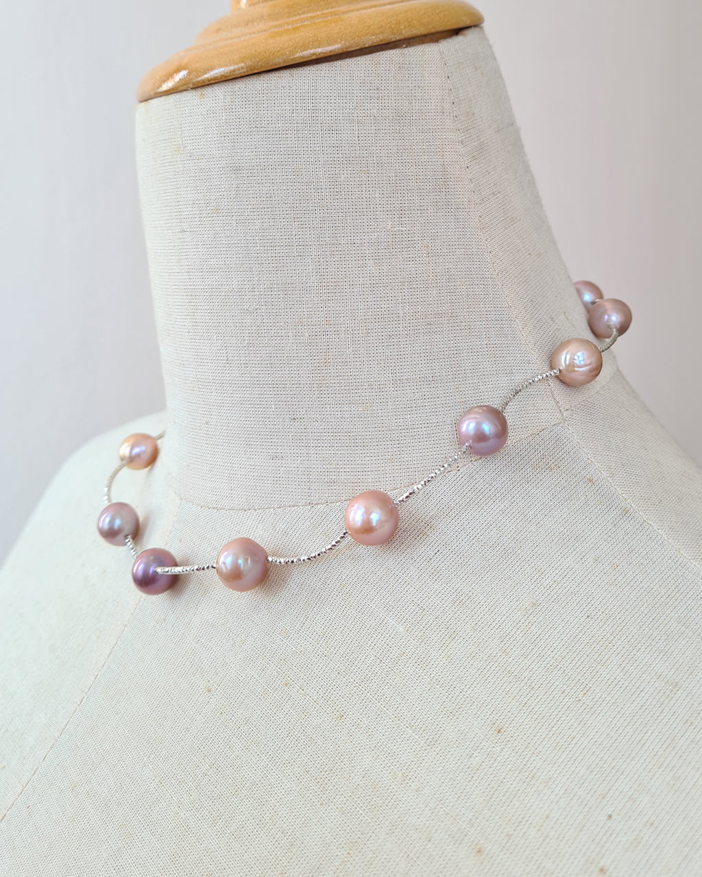 Timeless Edison Pearl Necklace | Candy Color Freshwater Pearl Jewelry