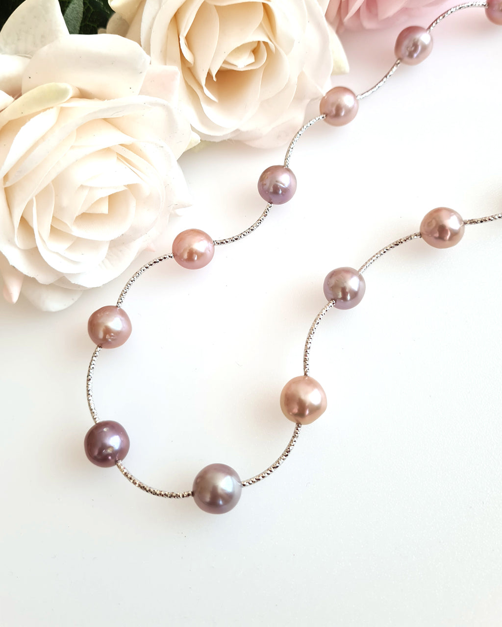 Timeless Edison Pearl Necklace | Candy Color Freshwater Pearl Jewelry
