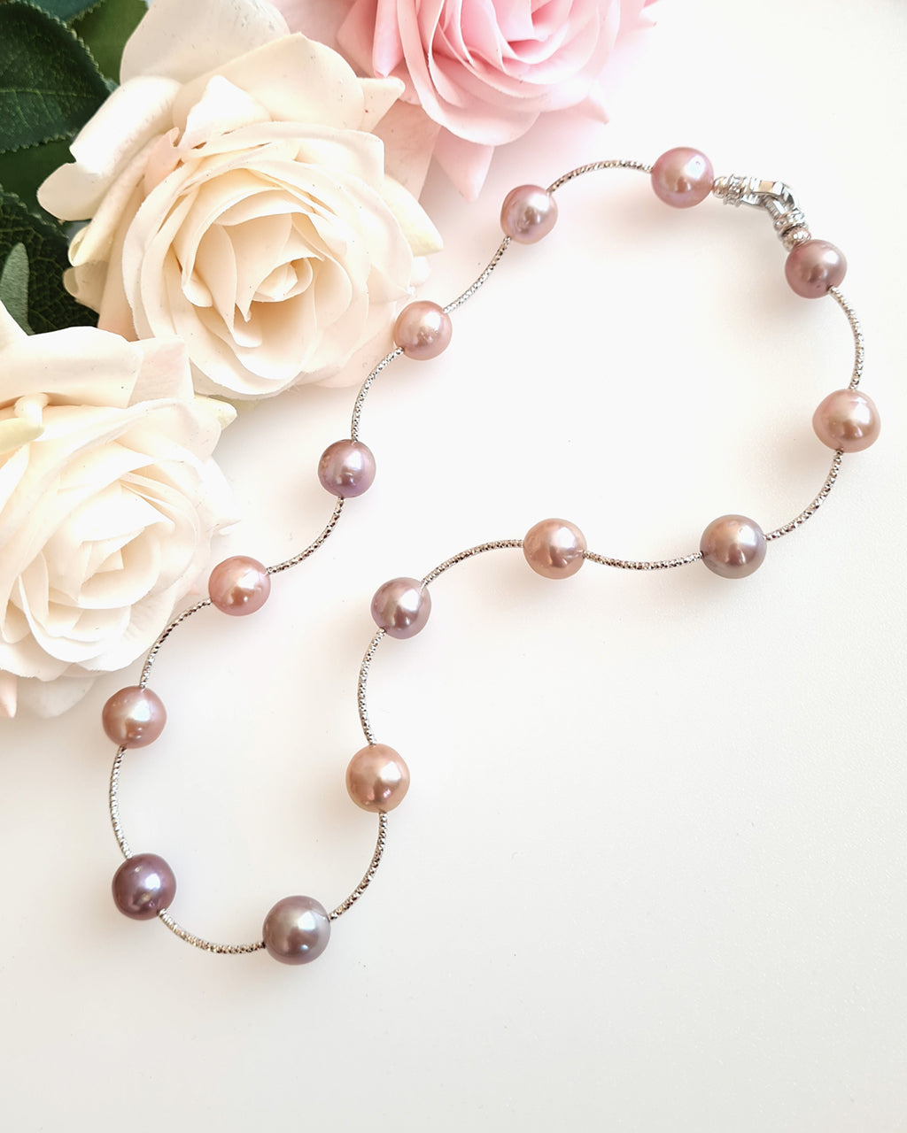 Timeless Edison Pearl Necklace | Candy Color Freshwater Pearl Jewelry