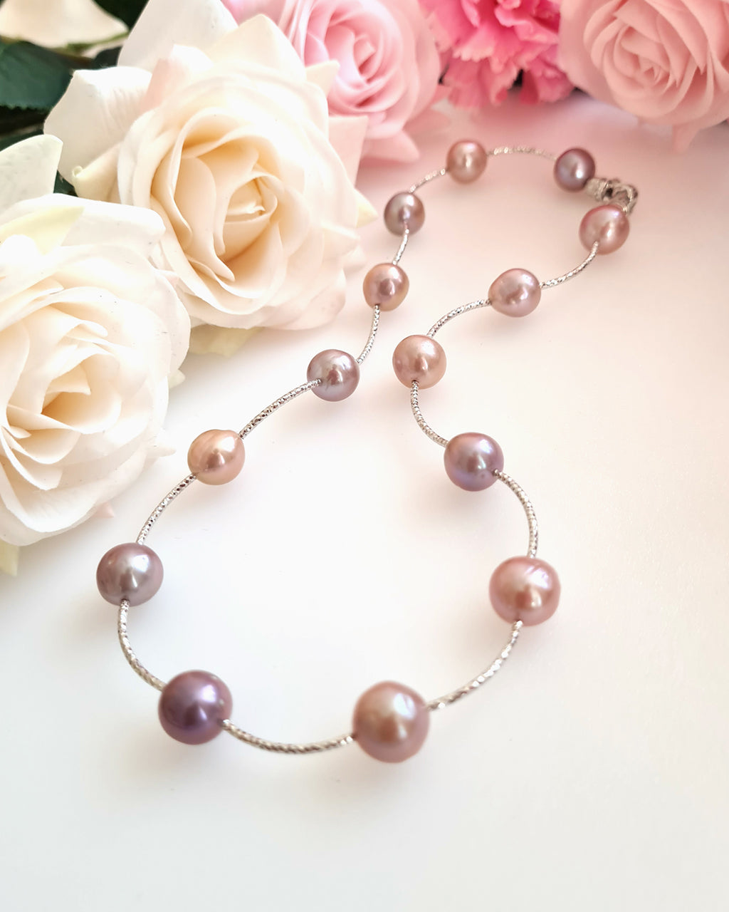 Timeless Edison Pearl Necklace | Candy Color Freshwater Pearl Jewelry