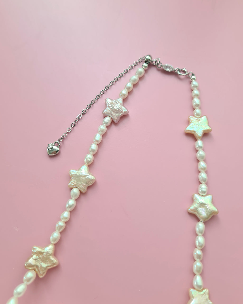 Whimsical Freshwater Star Pearl Strand Necklace, Modern Pearl Jewelry in Singapore