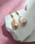 Freshwater Baroque Pearl Earrings - Simple Gold Vine Pearl Jewelry in Singapore