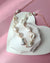 Metallic White Large Baroque Pearl Necklace - Rose Gold