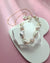 Metallic White Large Baroque Pearl Necklace - Rose Gold