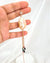 Baroque Pearl Tassel Necklace Rose Gold Filled Pearl and Gemstone Necklace