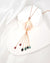 Baroque Pearl Tassel Necklace Rose Gold Filled Pearl and Gemstone Necklace