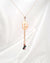 Baroque Pearl Tassel Necklace Rose Gold Filled Pearl and Gemstone Necklace