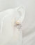 White Pearl Earrings - Detachable Jacket Stud Earrings Pearl Jewelry in Singapore