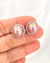 Edison Pearl Stud Earrings - Soft Pink Freshwater Pearl Stud Earrings handmade in Singapore
