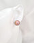 Edison Pearl Stud Earrings - Soft Pink Freshwater Pearl Stud Earrings handmade in Singapore