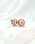 Edison Pearl Stud Earrings - Soft Pink Freshwater Pearl Stud Earrings handmade in Singapore