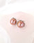 Edison Pearl Stud Earrings - Soft Pink Freshwater Pearl Stud Earrings handmade in Singapore