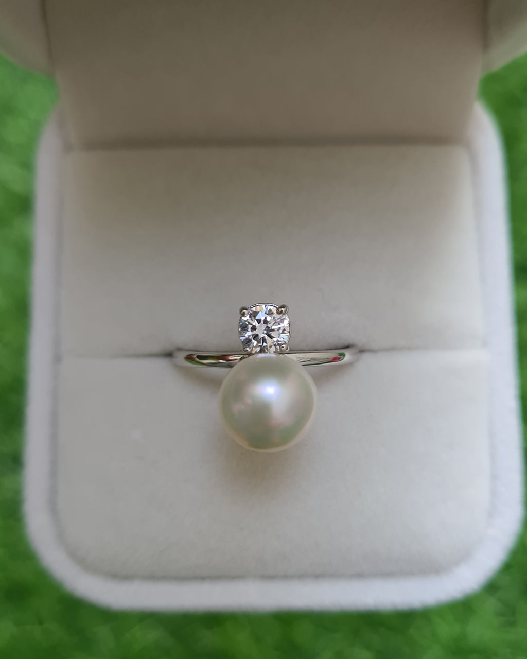 Betsy Pearl Ring in Gold- Pearl Ring by The Pearl Girls - Rings