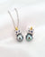 Akoya Pearl and Tahitian Pearl Cute Hamster Necklace | Modern Chic Sea Pearl Jewelry | Singapore