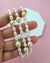 Gold Akoya Pearl and Freshwater Pearl Necklace, Handmade modern pearl jewelry in Singapore