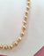 Gold Akoya Pearl Strand Necklace, Handmade Timeless Pearl Jewelry in Singapore