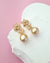 South Sea Pearl Earrings - Shooting Stars Earrings, Celestial Jewelry