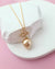 South Sea Pearl Pendant Necklace - Butterfly