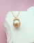 Gold South Sea Pearl Pendant Necklace - Cute Acorn Pendant Necklace 