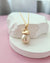 Gold South Sea Pearl Pendant Necklace - Cute Acorn Pendant Necklace 
