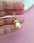 Gold South Sea Pearl Pendant Necklace - Cute Acorn Pendant Necklace 