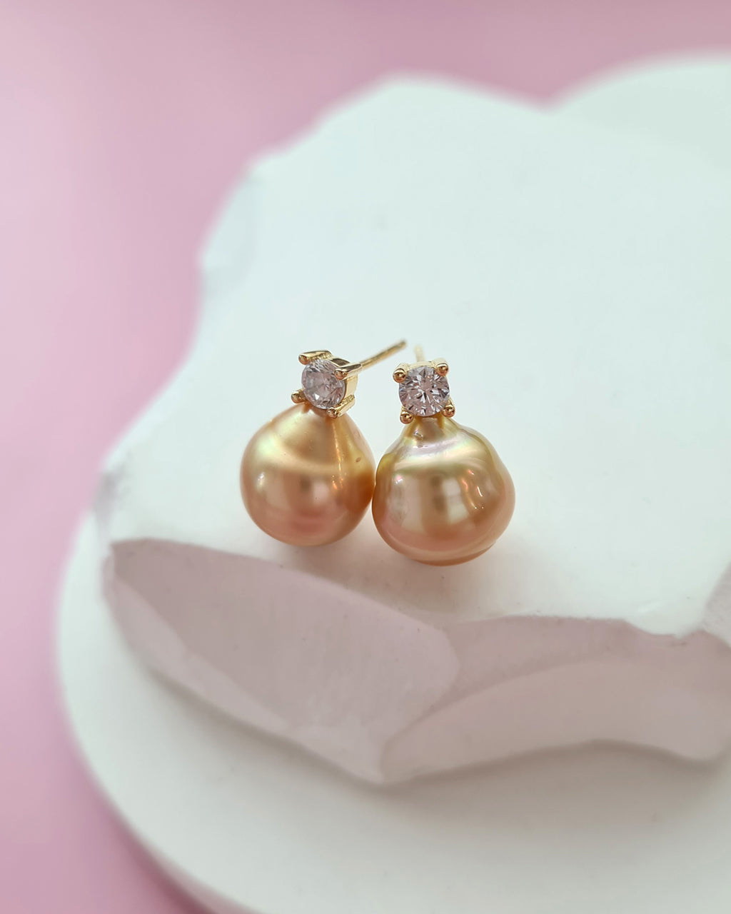 South Sea Pearl Earrings - Classic Handmade Pearl Jewelry in Singapore