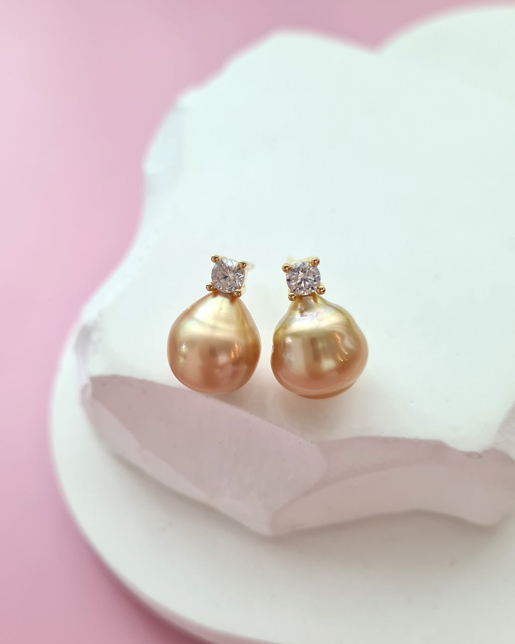 South Sea Pearl Earrings - Classic Handmade Pearl Jewelry in Singapore