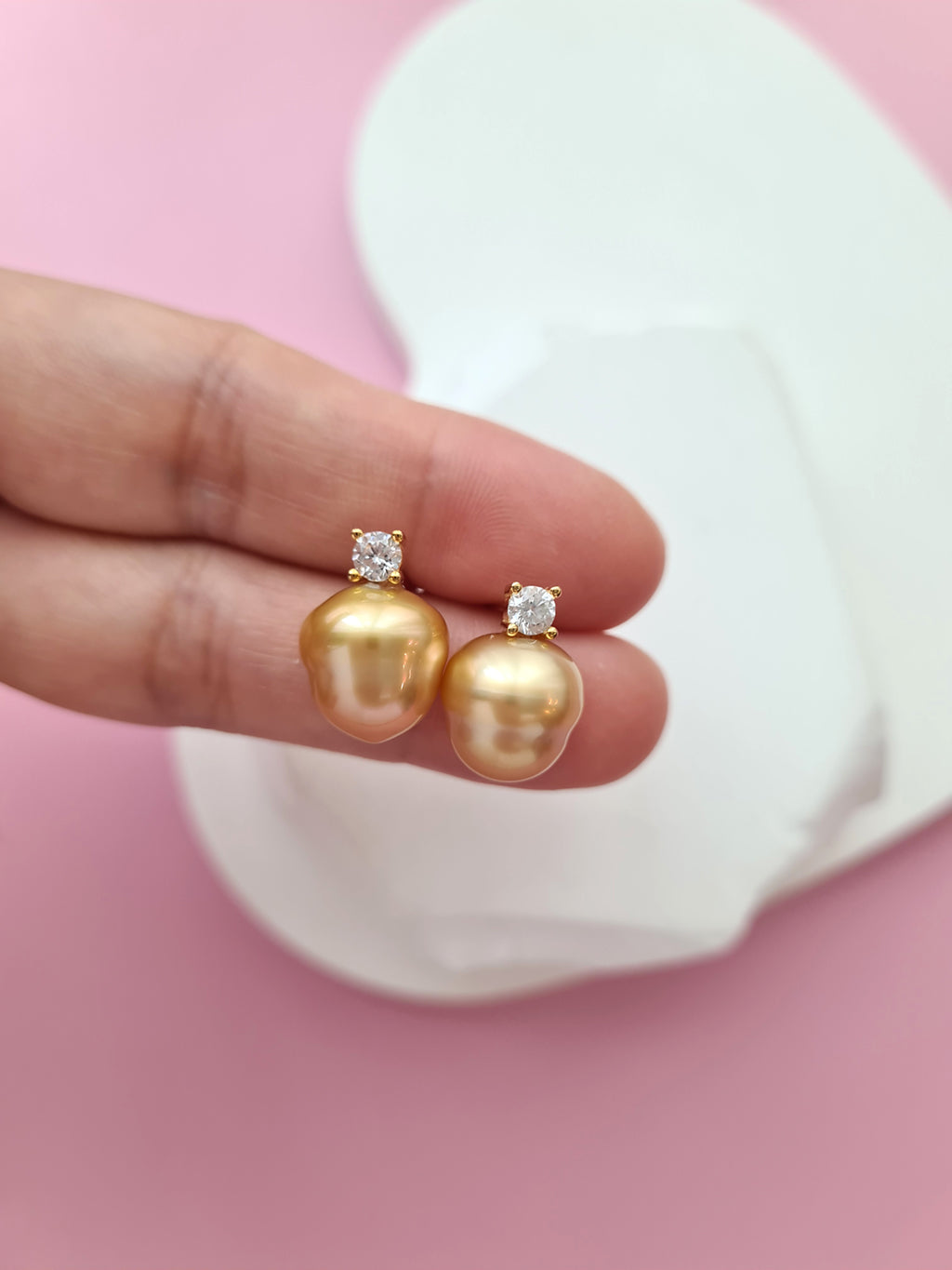 South Sea Pearl Earrings - Classic Handmade Pearl Jewelry in Singapore