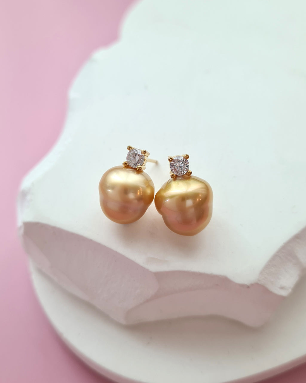 South Sea Pearl Earrings - Classic Handmade Pearl Jewelry in Singapore