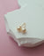 Champagne Gold Akoya Sea Pearl 18K Gold Stud Earrings - 6.4mm - Exact Pair