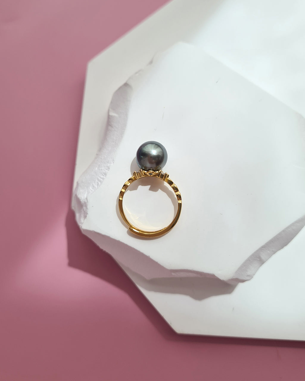 Tahitian Pearl Ring - Simple Pearl Ring