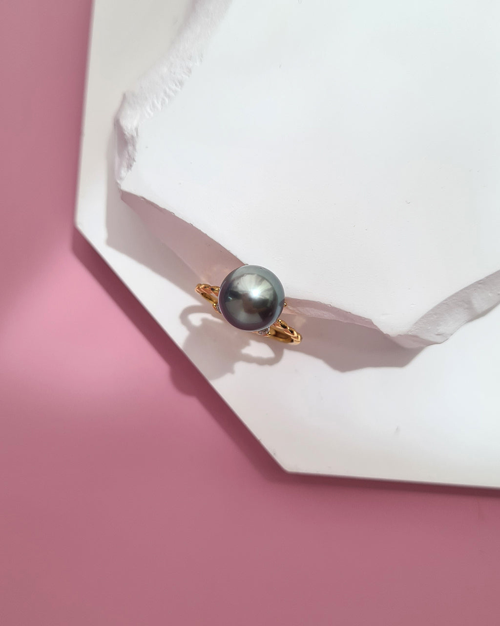 Tahitian Pearl Ring - Simple Pearl Ring