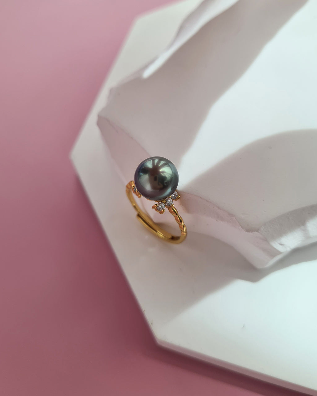 Tahitian Pearl Ring - Simple Pearl Ring