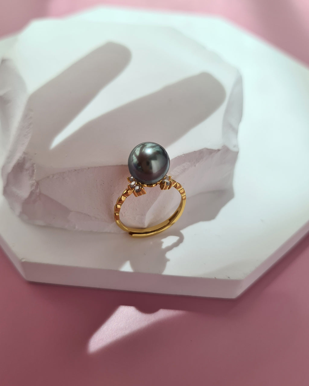 Tahitian Pearl Ring - Simple Pearl Ring
