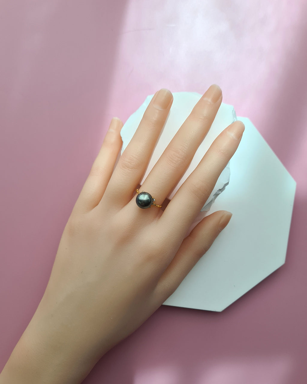 Tahitian Pearl Ring - Simple Pearl Ring