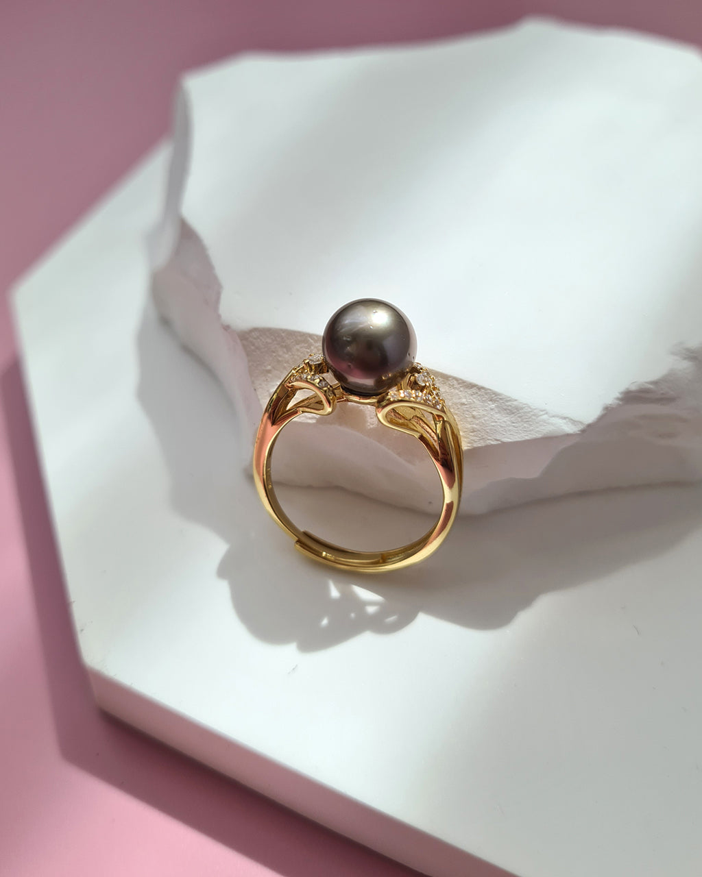Grey Tahitian Pearl Ring
