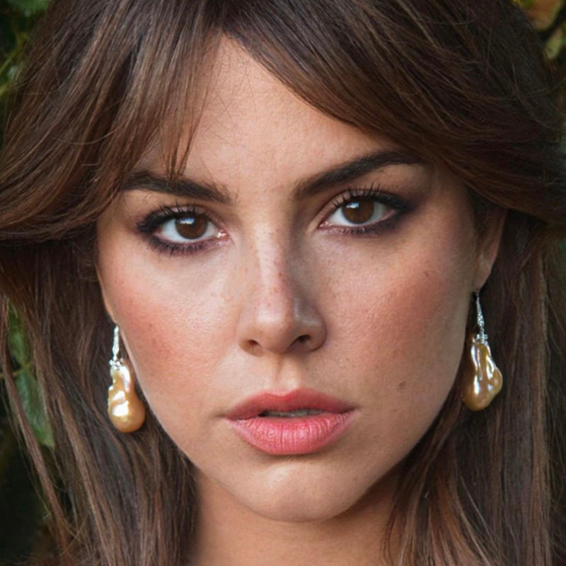 Glitz & Love | Baroque Pearl Earrings