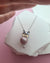 Cute Kitten Cat Pink Edison Pearl Pendant Necklace - Sterling Silver Jewelry Gifts for Cat lovers Girls Singapore