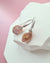 Metallic Pastel Freshwater Keshi Pearl Earrings, Modern Pearl Jewelry