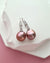 Metallic Purple Edison Pearl Drop Earrings