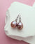 Metallic Edison Pearl Drop Earrings, Handmade Pearl Jewelry in Singapore