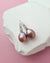 Metallic Edison Pearl Drop Earrings, Handmade Pearl Jewelry in Singapore