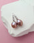 Metallic Edison Pearl Drop Earrings, Handmade Pearl Jewelry in Singapore