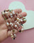 Metallic Baroque Pearl Necklace with Tourmaline Beads Sterling Silver Pearl Jewelry in Singapore