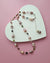 Metallic Baroque Pearl Necklace with Tourmaline Beads Sterling Silver Pearl Jewelry in Singapore