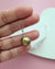 Metallic Green and Purple Wrinkled Pearl Pendant Necklace