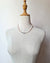 Metallic Pinkish Gold Pearl Strand Necklace Pearl Jewelry in Singapore