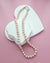 Metallic Pinkish Gold Pearl Strand Necklace Pearl Jewelry in Singapore