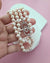 Metallic Pinkish Gold Pearl Strand Necklace Pearl Jewelry in Singapore