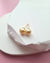 Natural Queen Gold Akoya Sea Pearl 18K Gold Stud Earrings - 6.5mm to 7mm